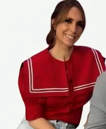 The One Show 2025 Alex Jones Sailor Neck Shirt