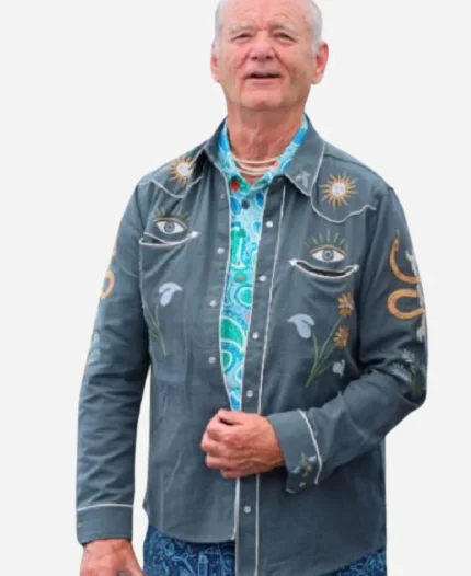 The Phoenician Scheme 2025 Bill Murray Western Shirt