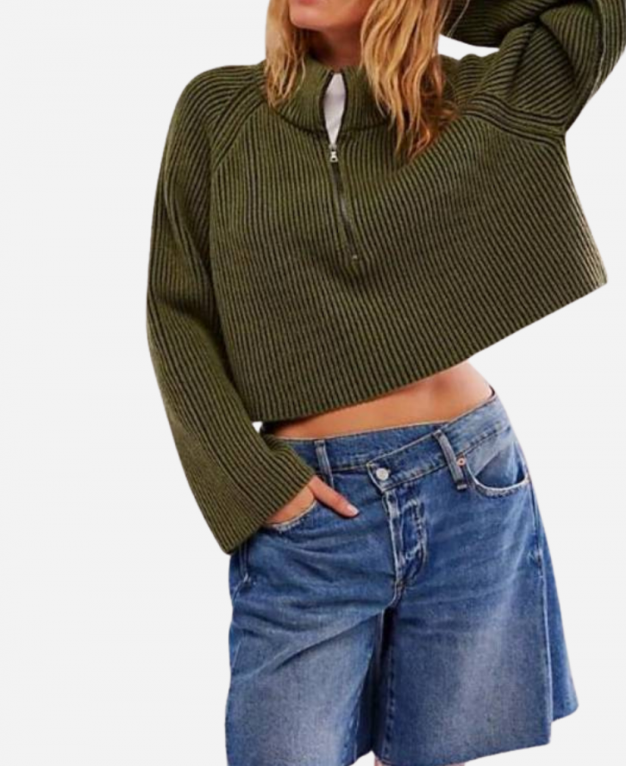 The Secret Lives Of Mormon Wives S02 Jessi Ngatikaura Green Ribbed Sweater