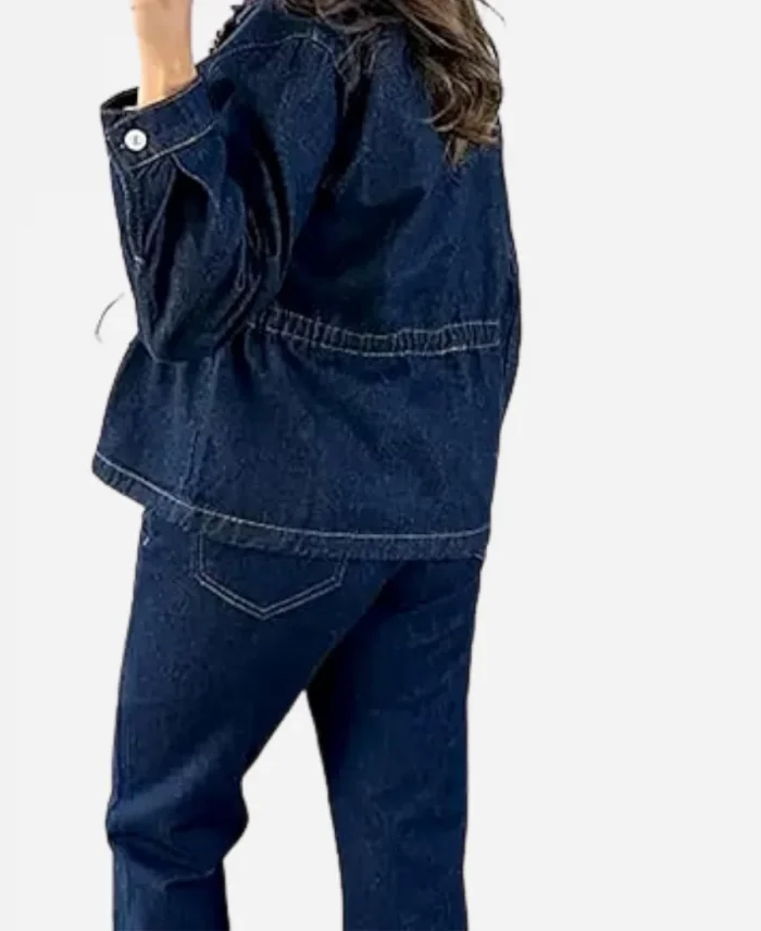 The Toda Show 2025 Denim Blue Shacket Savannah Sellers