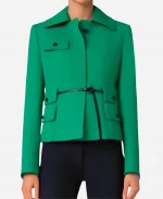 The Today Show 2025 Anne Thompson Green Jacket