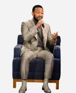 The Tonight Show Starring Jimmy Fallon John Legend Beige Suit