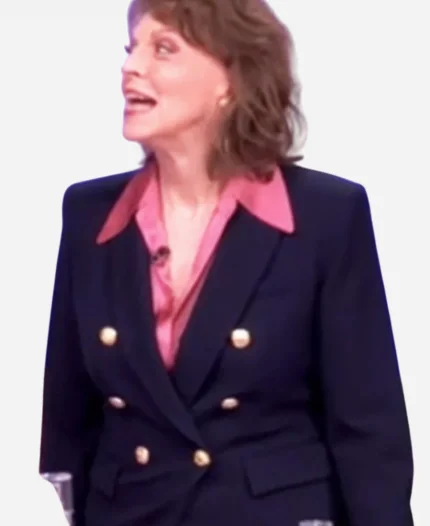 The View Lyn Butler Navy Blue Blazer