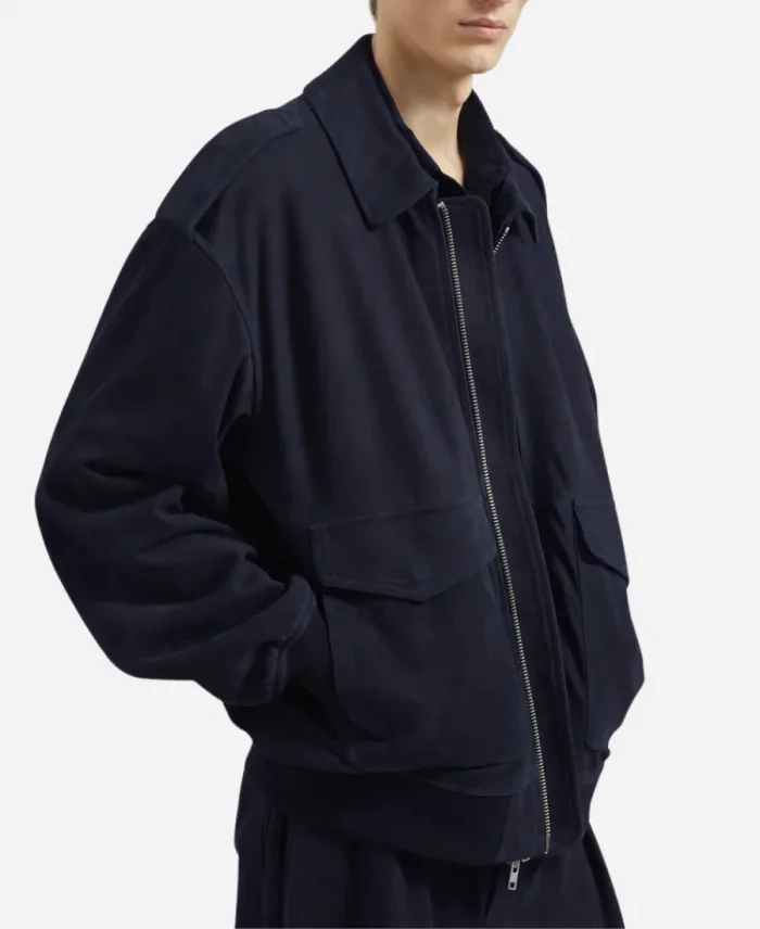 The View Matteo Lane Suede Leather Jacket