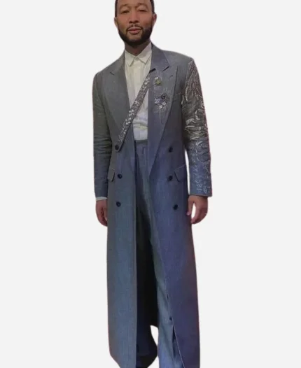 The Voice S27 John Legend Grey Coat