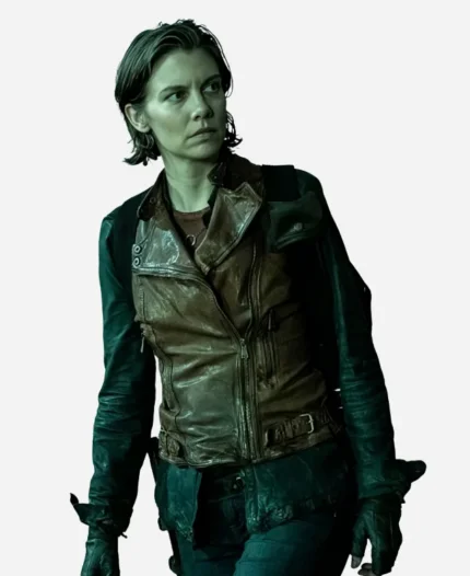 The Walking Dead City Lauren Cohan Brown Vest