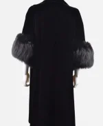 The Walking Dead Dead City S02 Black Fur Cuffs Coat
