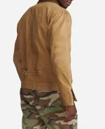 The Walking Dead Hershel Rhee Dead City Brown Cotton Jacket