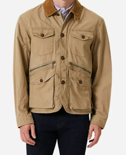 The Walking Dead Keir Gilchrist Brown Cotton Jacket