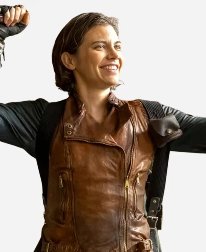 The Walking Dead Lauren Cohan Dead City Brown Vest