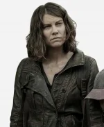 The Walking Dead Maggie Rhee Dead City S01 Leather Jacket