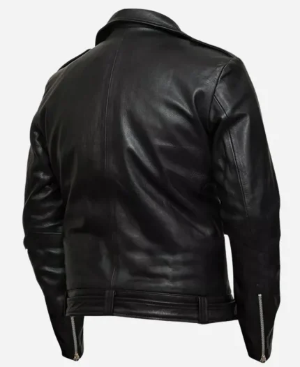 The Walking Dead Negan Smith Black Leather Jacket