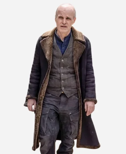 The Walking Dead The Croat Dead City Shearling Leather Coat