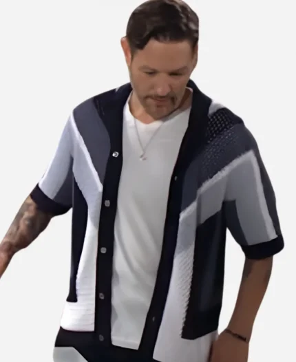 The Young And The Restless Michael Graziadei Crochet Shirt