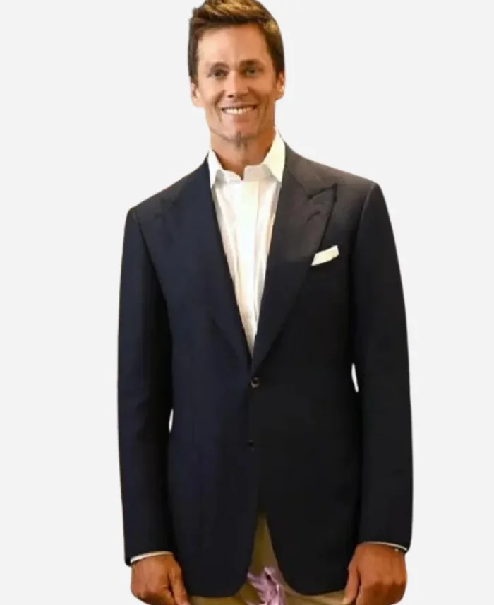 Tom Brady Hall Of Excellence Press Conference Black Blazer