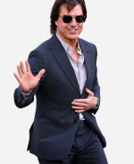 Tom Cruise F1 Movie 2025 Premiere Grey Suit