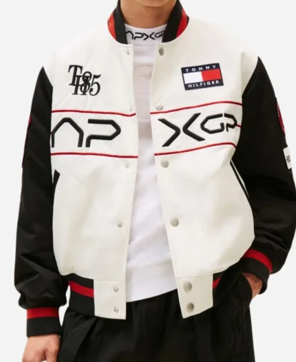 Tommy Hilfiger F1 Movie Racing Varsity Jacket