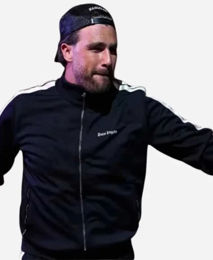 Travis Kelce 2025 Big Slick Weekend Black Zipper Jacket