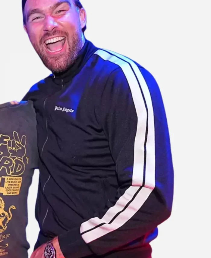 Travis Kelce 2025 Big Slick Weekend Zipper Black Jacket