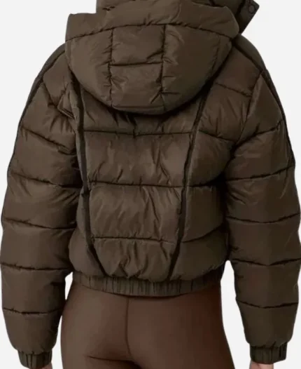 Tv Series The Secret Lives of Mormon Wives Demi Engemann Brown Puffer Jacket