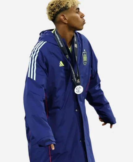 UEFA Nations League 2025 Lamine Yamal Blue Coat