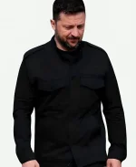 Ukraine President Zelensky Black Jacket For Sale