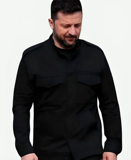 Ukraine President Zelensky Black Jacket For Sale