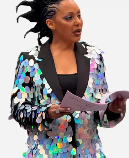 WWE Pay Per View 2025 Alicia Warrington Sequin Blazer