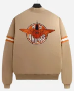 WWE Raw 2025 Andrew Schulz New York Beige Bomber Jacket
