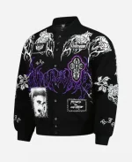 WWE Rhea Ripley X Civil Regime Black Bomber Jacket