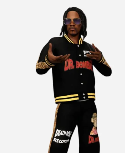 WWE WrestleMania Snoop Dogg Black Tracksuit For Sale