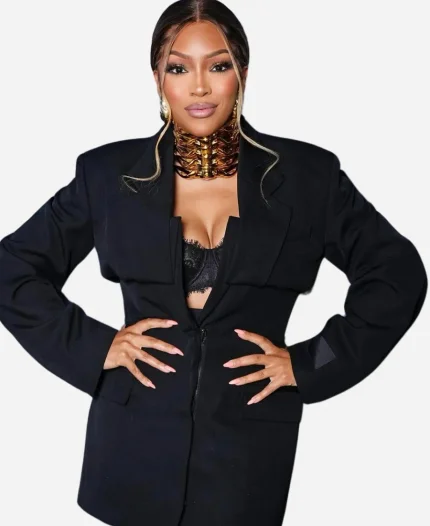 Watch What Happens Live 2025 Drew Sidora Black Dress