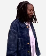 Whoopi Goldberg The View 2025 Blue Denim Jacket