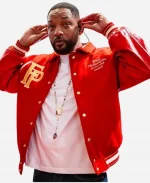 Will Smith Summertime Ball 2025 Red Varsity Jacket