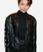 Xin Liu 2024 iHeartRadio Music Awards Leather Jacket