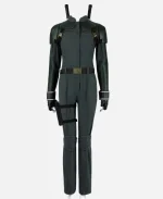 Yelena Belova Movie Thunderbolts 2025 Florence Pugh Black Jumpsuit