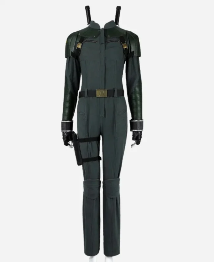 Yelena Belova Movie Thunderbolts 2025 Florence Pugh Black Jumpsuit