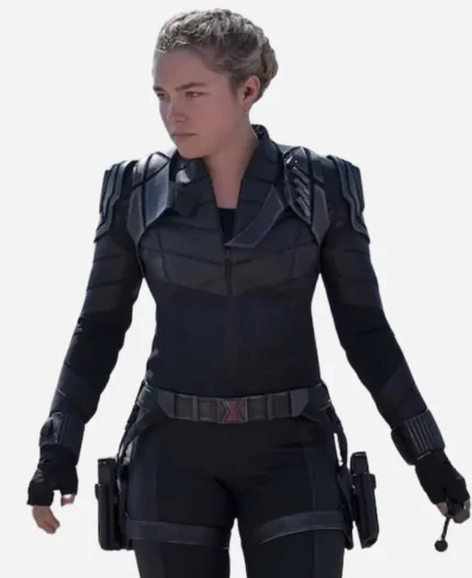 Yelena Belova Thunderbolts 2025 Black Costume Jacket