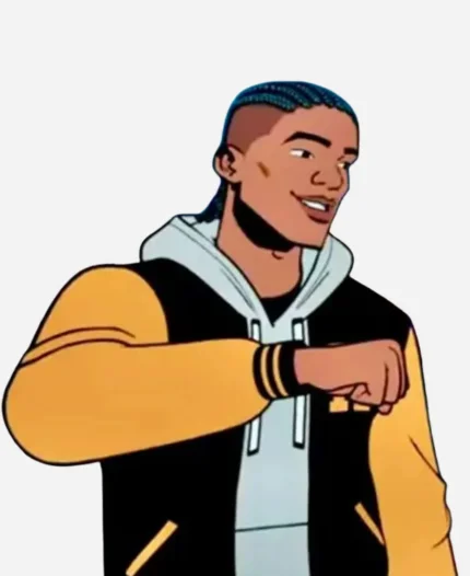 Your Friendly Neighborhood Spider-Man 2025 Lonnie Lincoln Black and Yellow Varsity Jacket