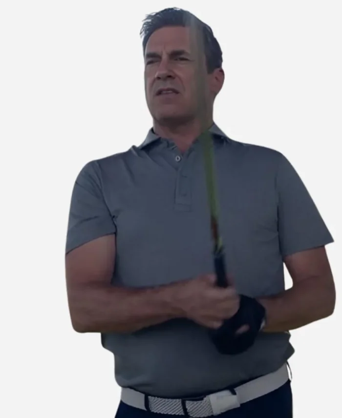 Your Friends & Neighbors Jon Hamm Gray Polo Shirt