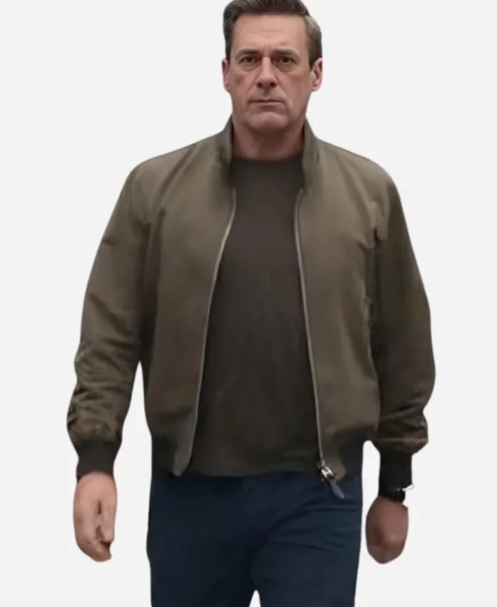 Your Friends and Neighbors Jon Hamm Brown Bomber Jacket