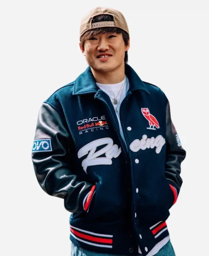 Yuki Tsunoda OVO Red Bull Racing Varsity Jacket