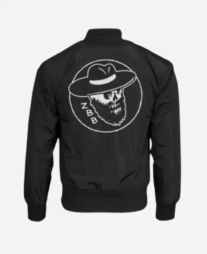Zac Brown Musical Band 2025 Black Satin Bomber Jacket For Men and Women