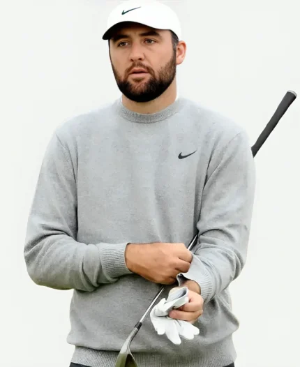153rd Open Championship Scottie Scheffler Nike Golf Grey Sweatshirt