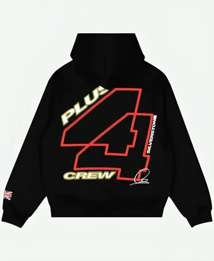 +44 Silverstone Crew 2025 Black Zip-Up Hoodie For Sale