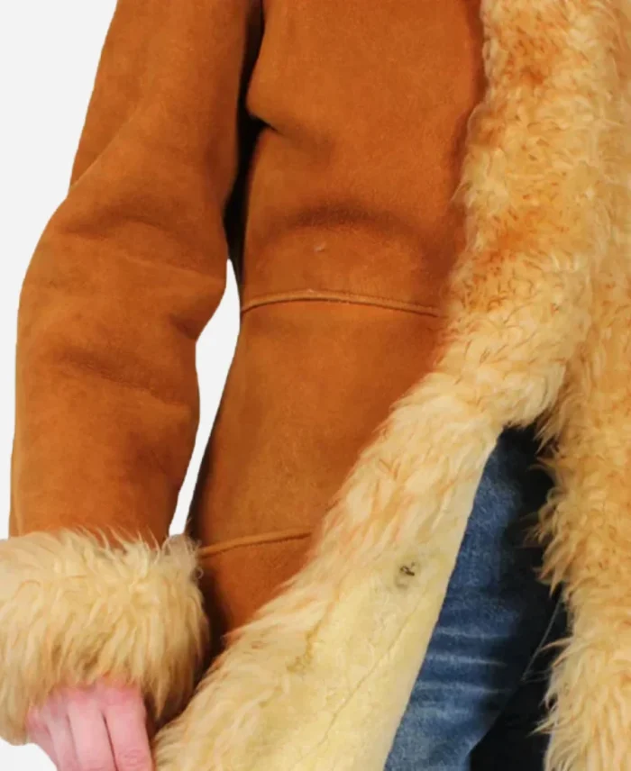70s True Vintage Brown Penny Lane Brown Shearling Coat