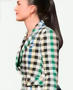 Abigail Godfrey Selling the City S01 Check Blazer