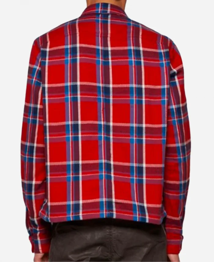 Adam Levine The Voice S27 Plaid Red Shirt