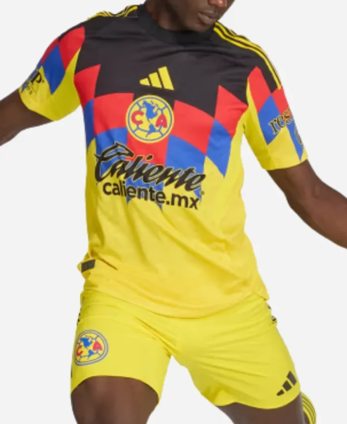 Adidas Club America Home 2526 Yellow Jersey For Sale