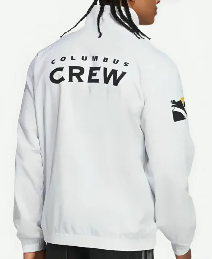Adidas Columbus Crew 2025 Originals Archive Anthem White Jacket